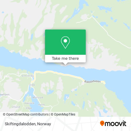 Skiftingdalodden map