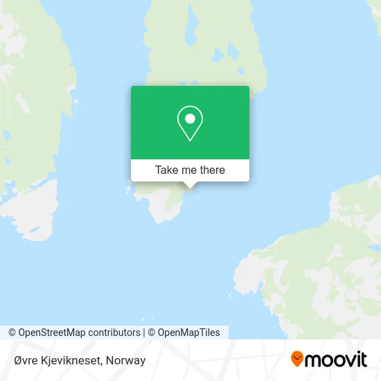 Øvre Kjevikneset map