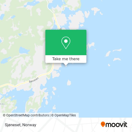 Sjøneset map