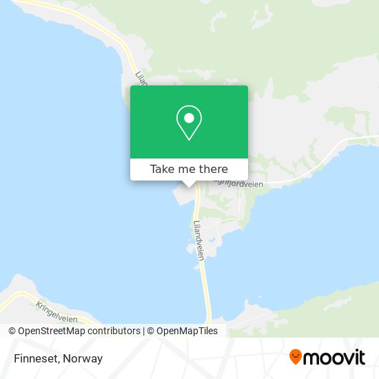 Finneset map