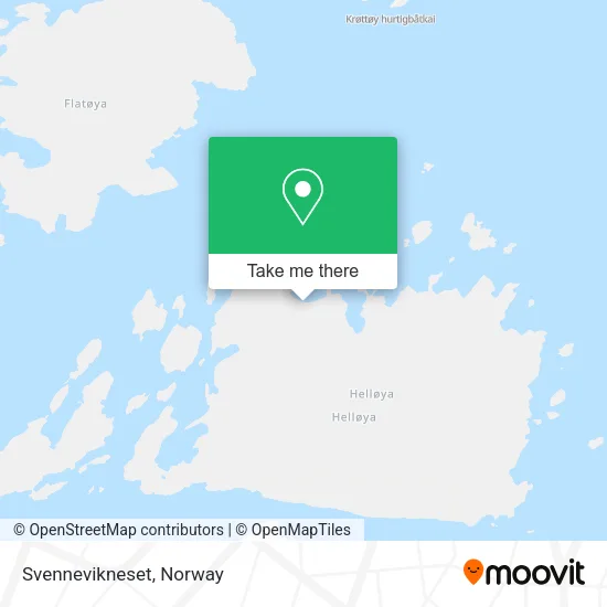 Svennevikneset map