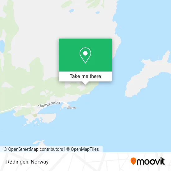 Rødingen map