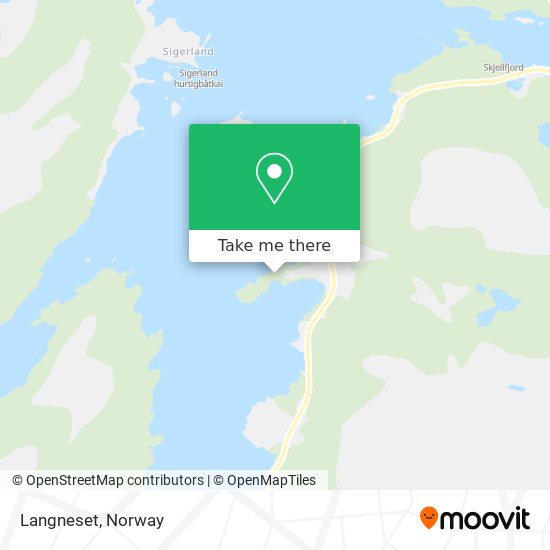 Langneset map