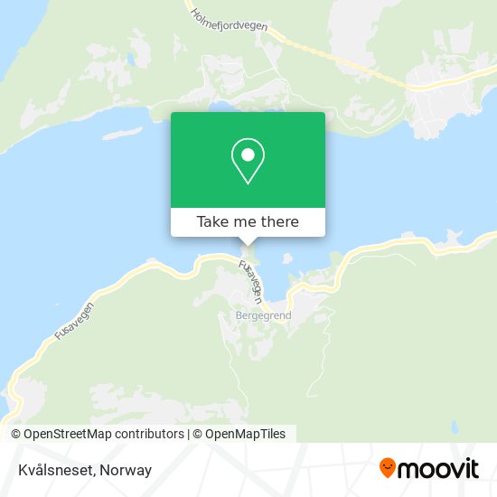 Kvålsneset map