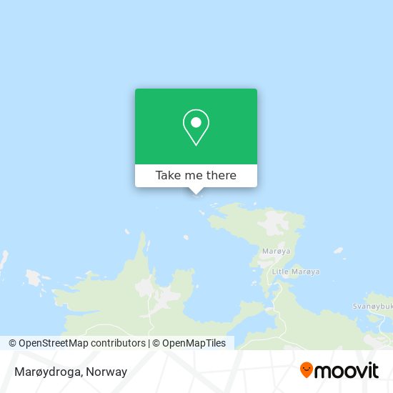 Marøydroga map