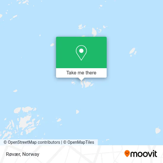 Røvær map