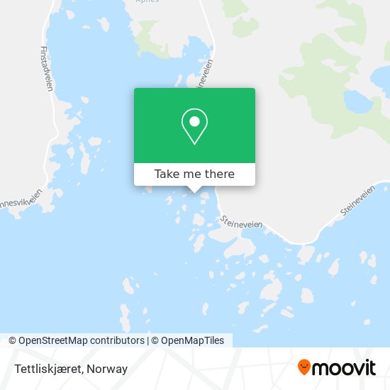 Tettliskjæret map