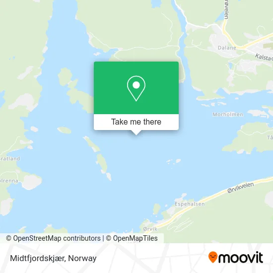Midtfjordskjær map