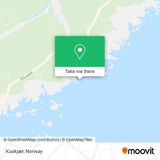 Kuskjær map