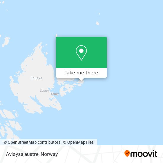 Avløysa,austre map