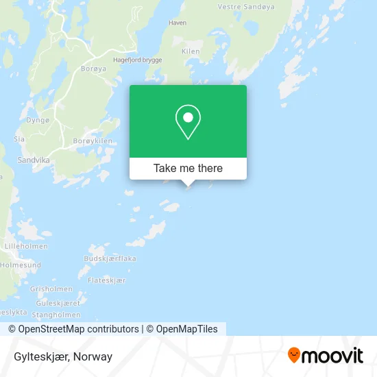 Gylteskjær map