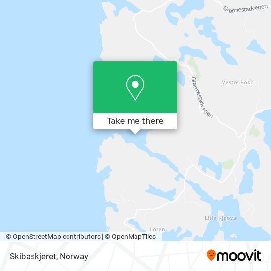 Skibaskjeret map