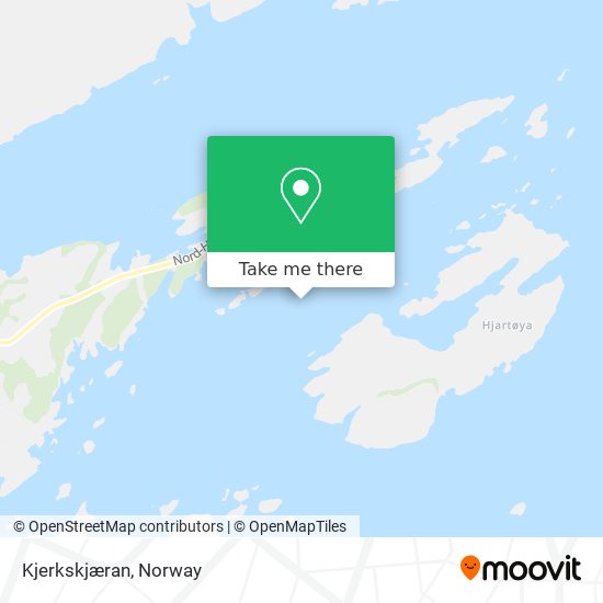 Kjerkskjæran map