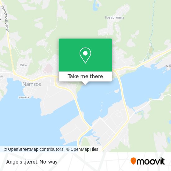 Angelskjæret map