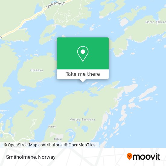 Småholmene map