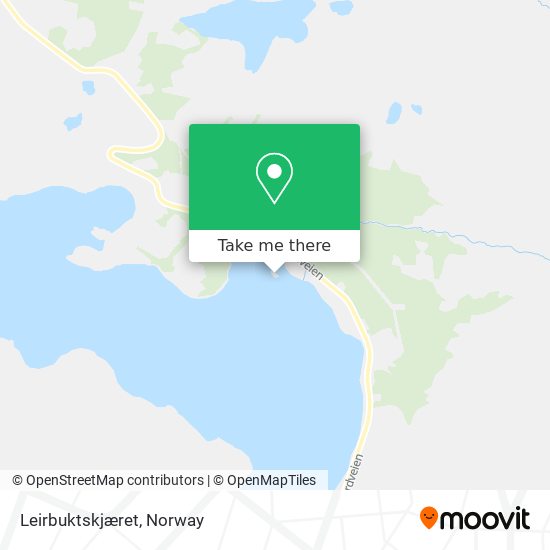 Leirbuktskjæret map