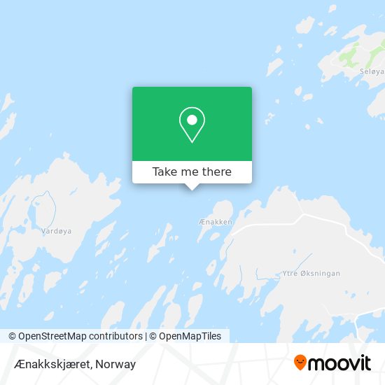 Ænakkskjæret map