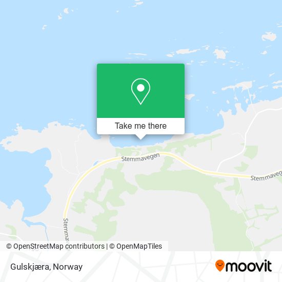 Gulskjæra map