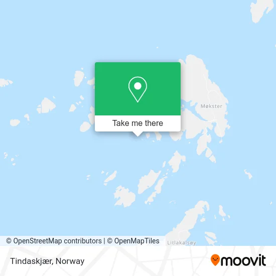Tindaskjær map