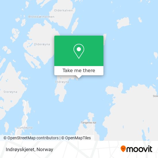 Indrøyskjeret map