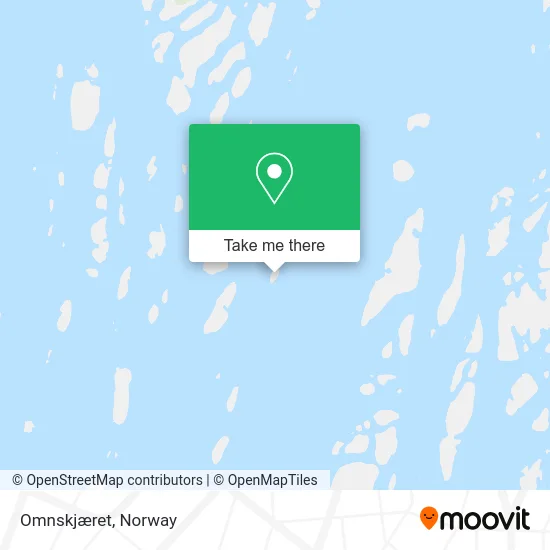 Omnskjæret map