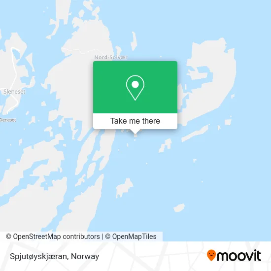 Spjutøyskjæran map