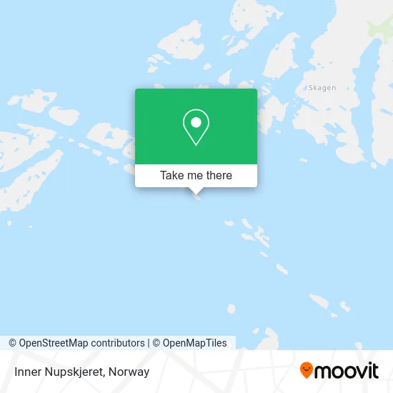 Inner Nupskjeret map