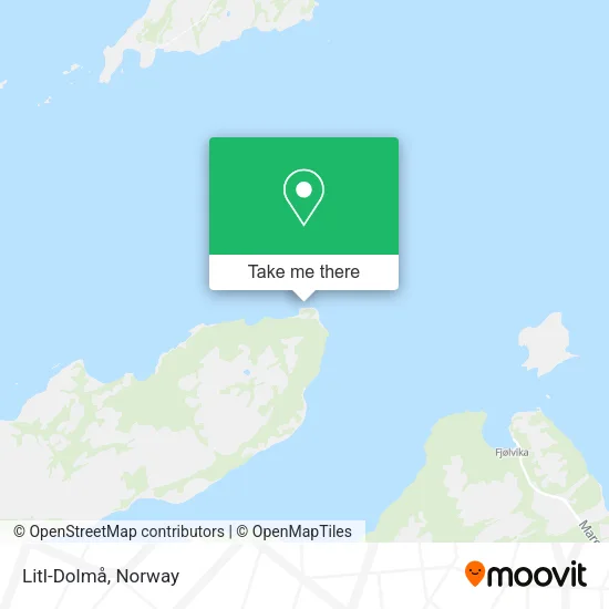 Litl-Dolmå map