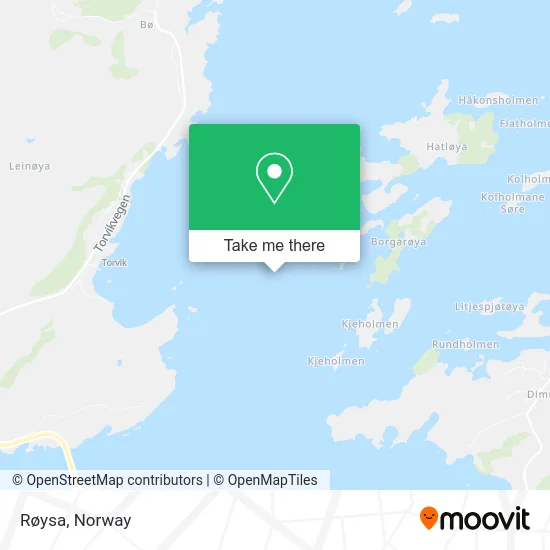 Røysa map