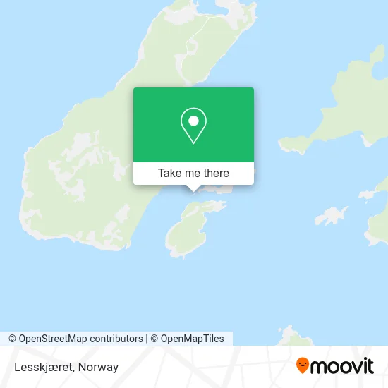 Lesskjæret map