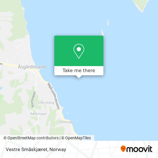 Vestre Småskjæret map