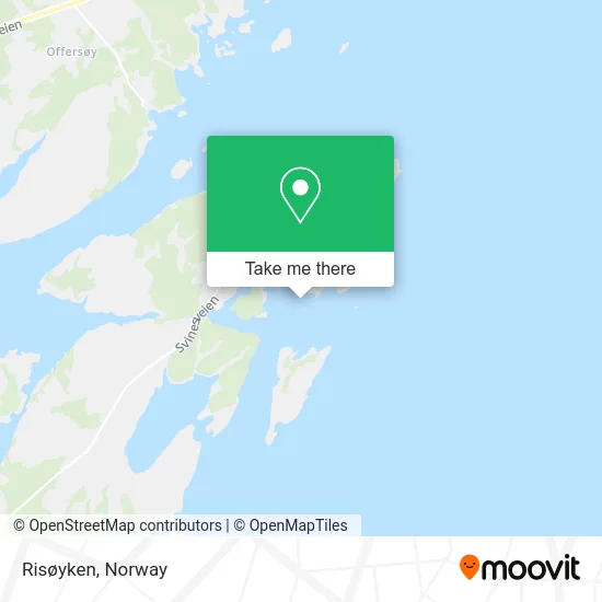Risøyken map