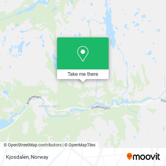 Kjosdalen map