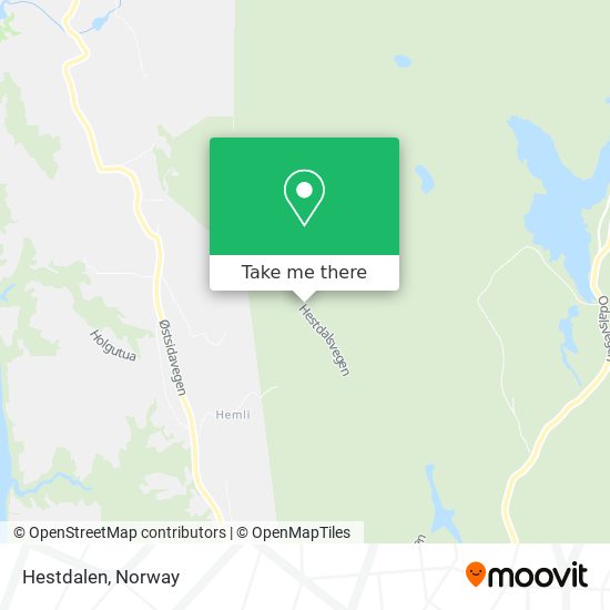 Hestdalen map