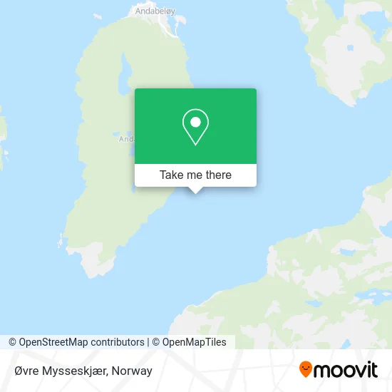 Øvre Mysseskjær map