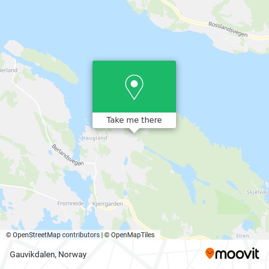 Gauvikdalen map