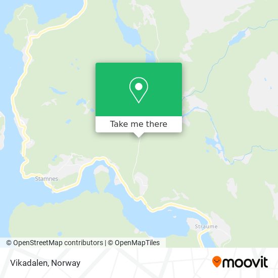 Vikadalen map