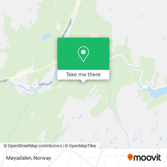 Møyadalen map