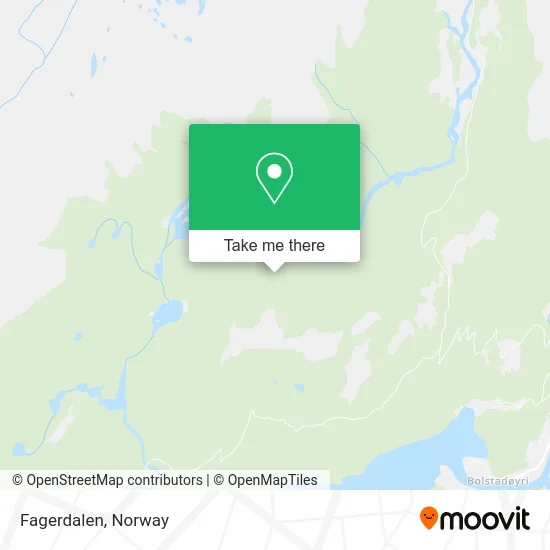 Fagerdalen map