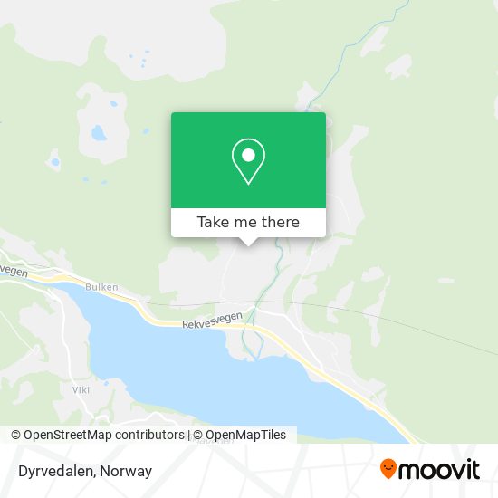 Dyrvedalen map