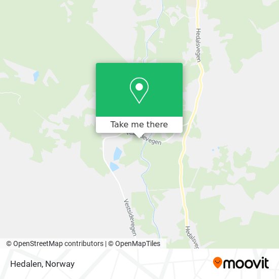 Hedalen map