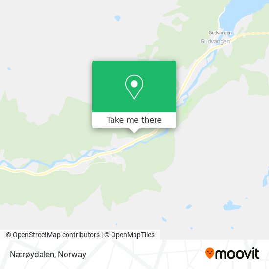 Nærøydalen map