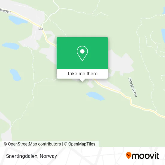 Snertingdalen map