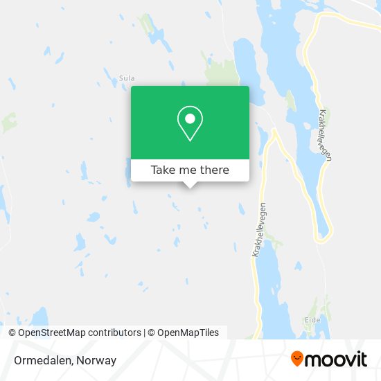 Ormedalen map