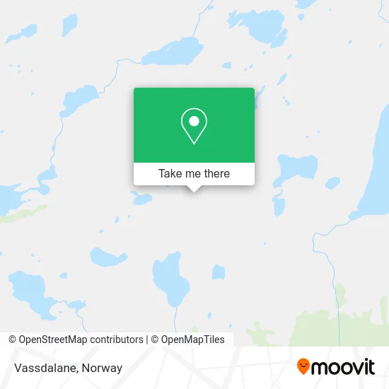 Vassdalane map