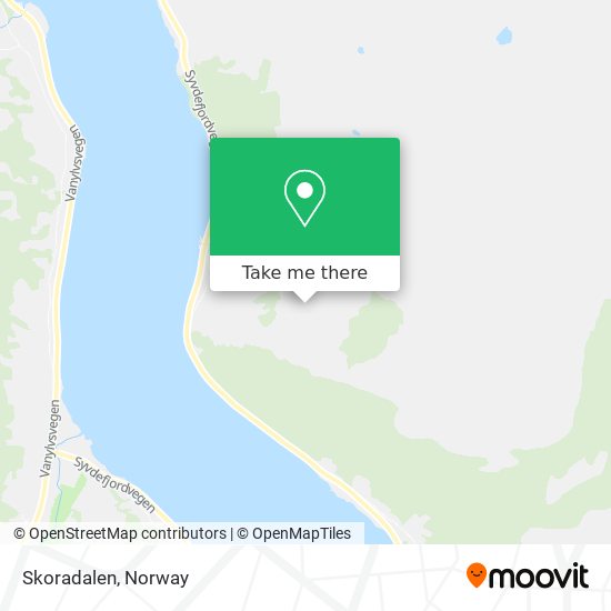 Skoradalen map