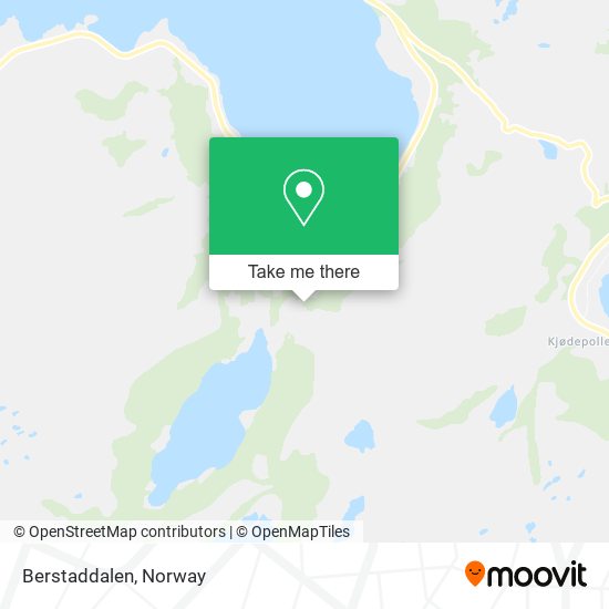 Berstaddalen map