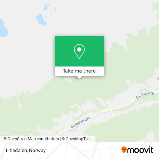 Litledalen map