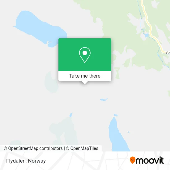 Flydalen map