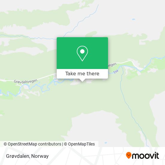 Grøvdalen map